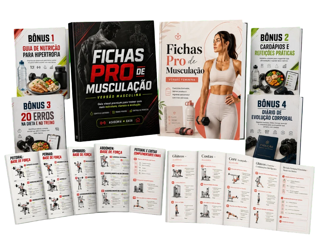 Mockup pacote completo Fichas Pro